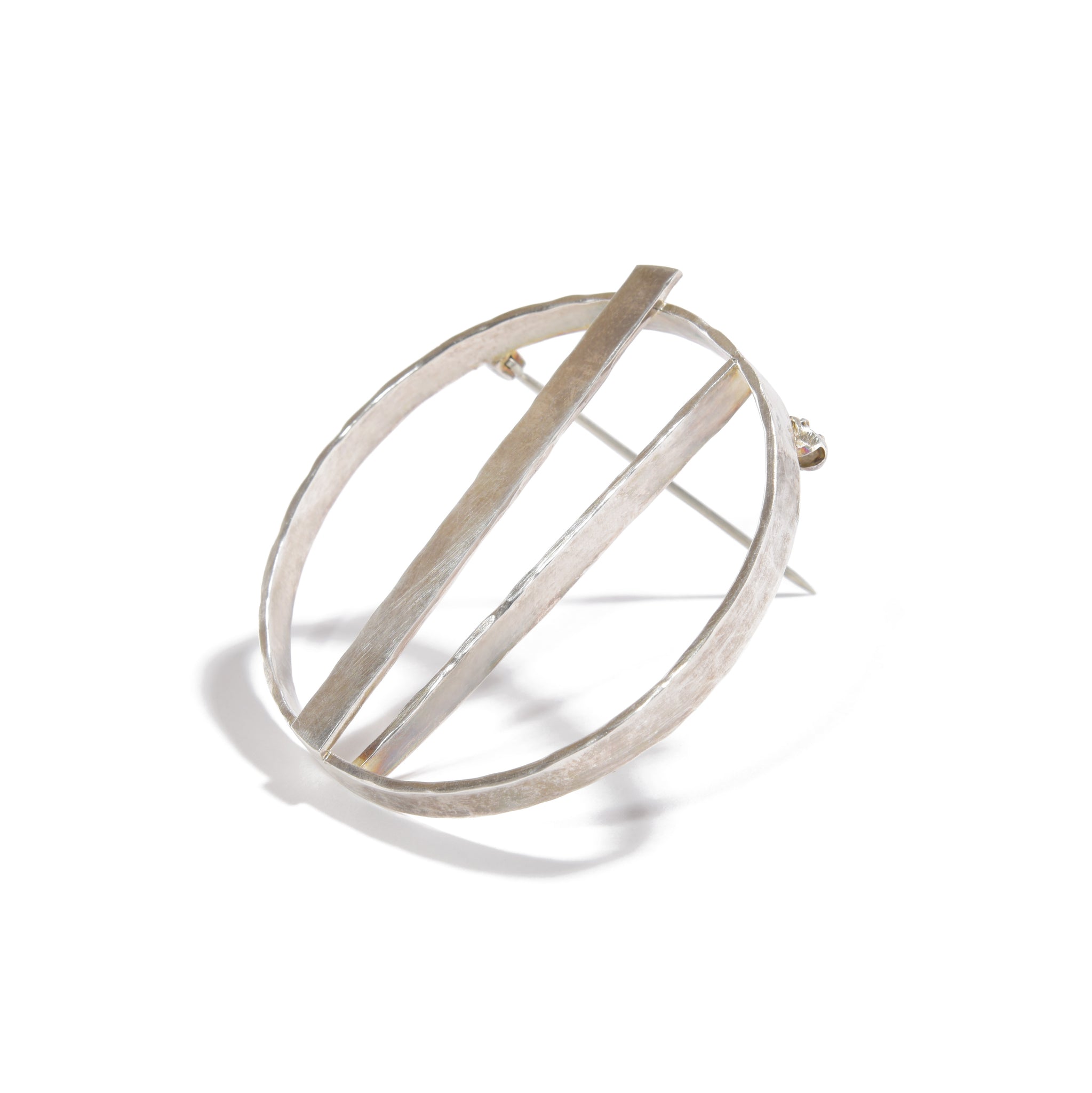 Sterling Silver "V" Brooch