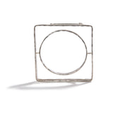 Sterling Silver Square Brooch