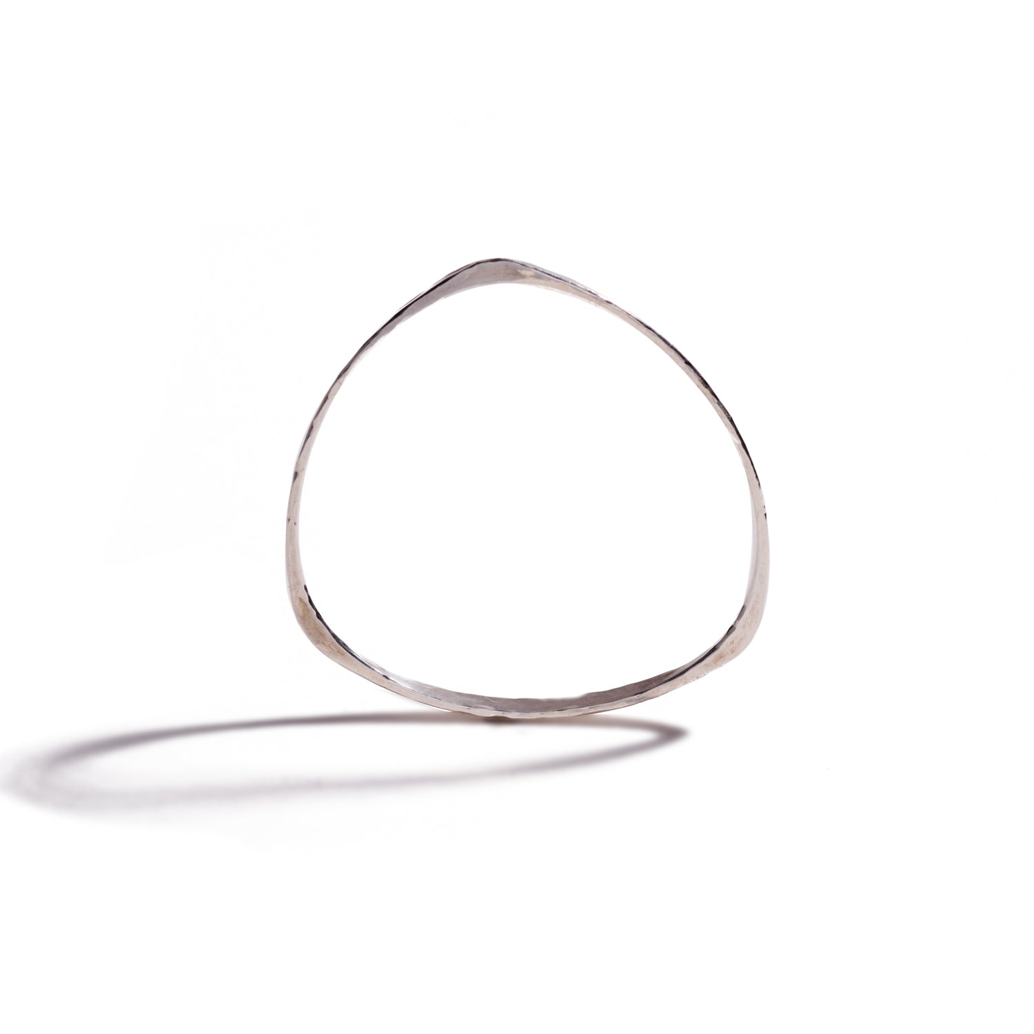 Three Point Sterling Silver Stacking Bracelet