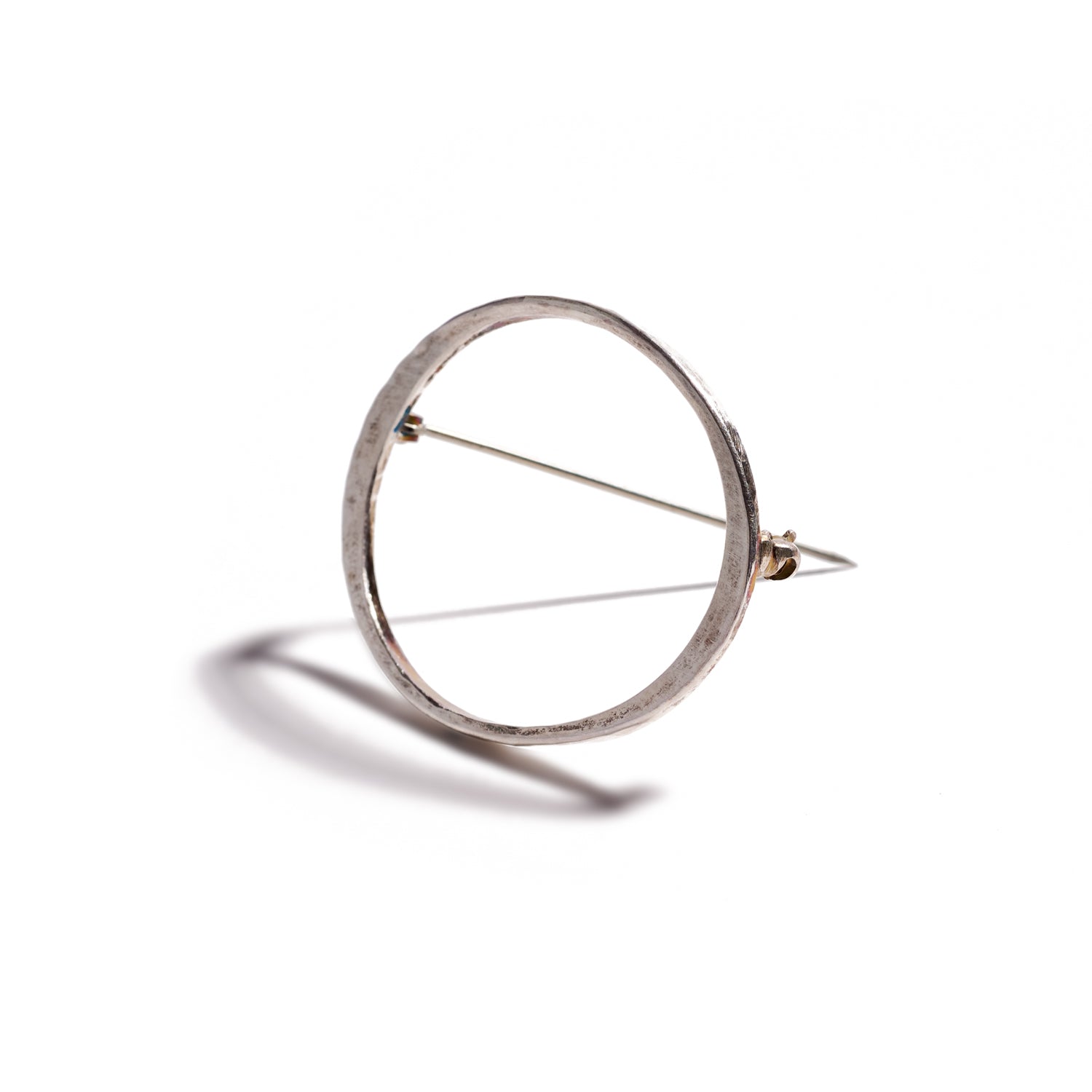 Oval Sterling Silver Brooch