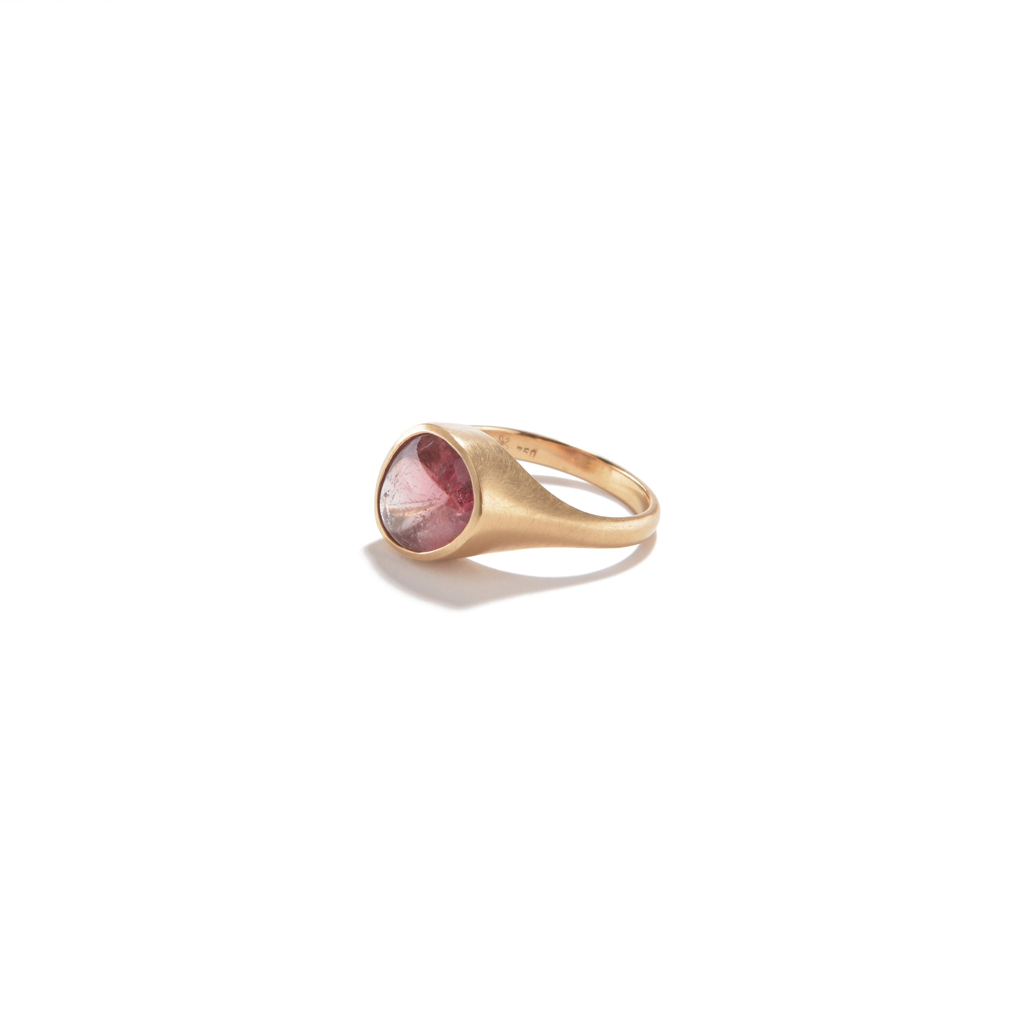 Pink Tourmaline Ring in Rose Gold