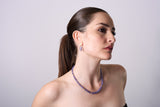 Tanzanite Rondelle Necklace