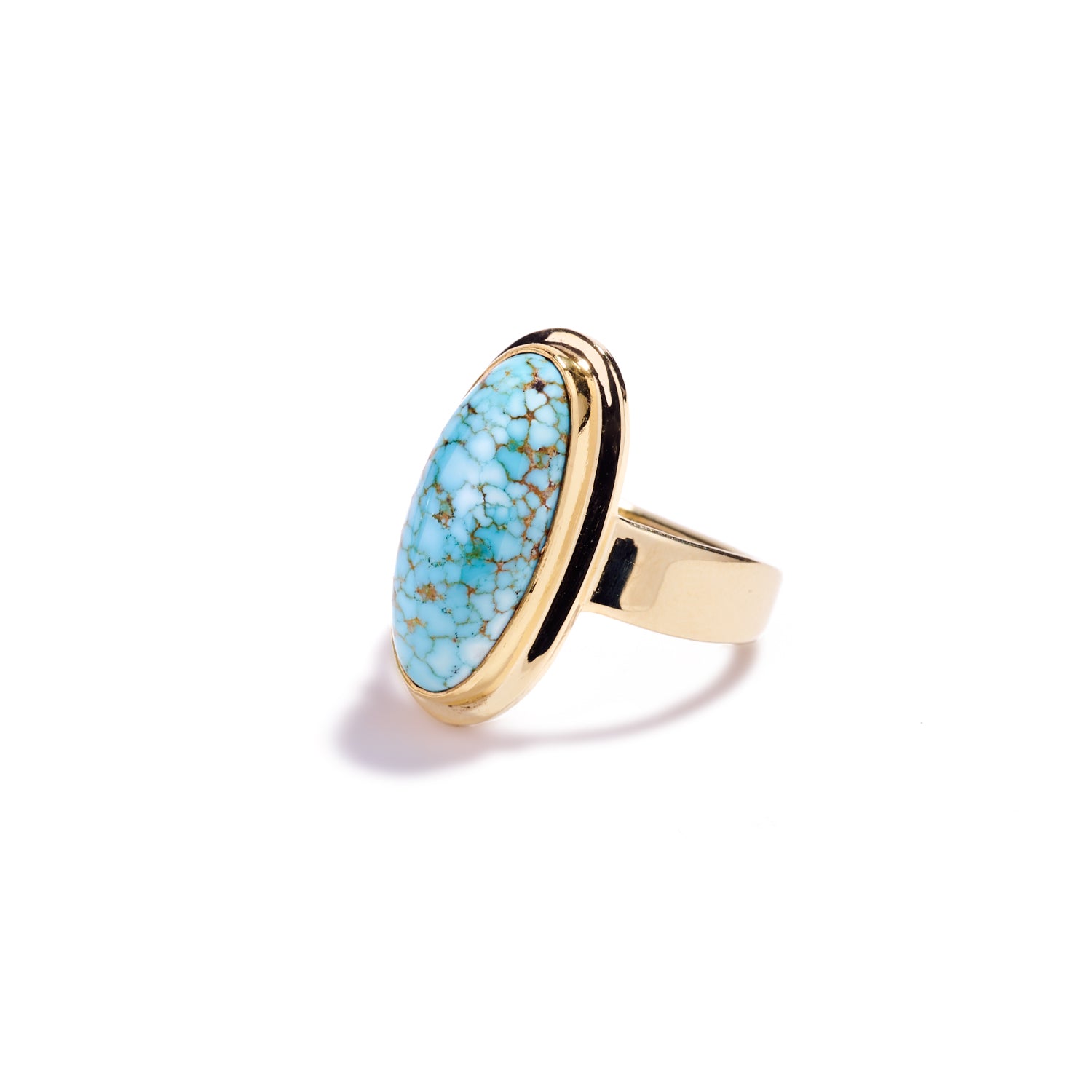 #8 Mine Cabochon Turquoise Ring