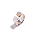 Raw Diamond Cube Ring