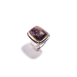 Native Square Cabochon Copper Ring