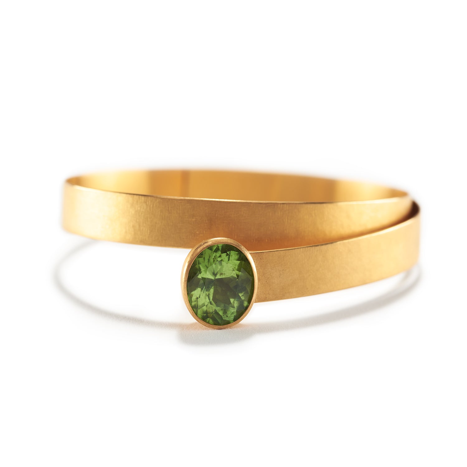 Peridot Wrap Bracelet