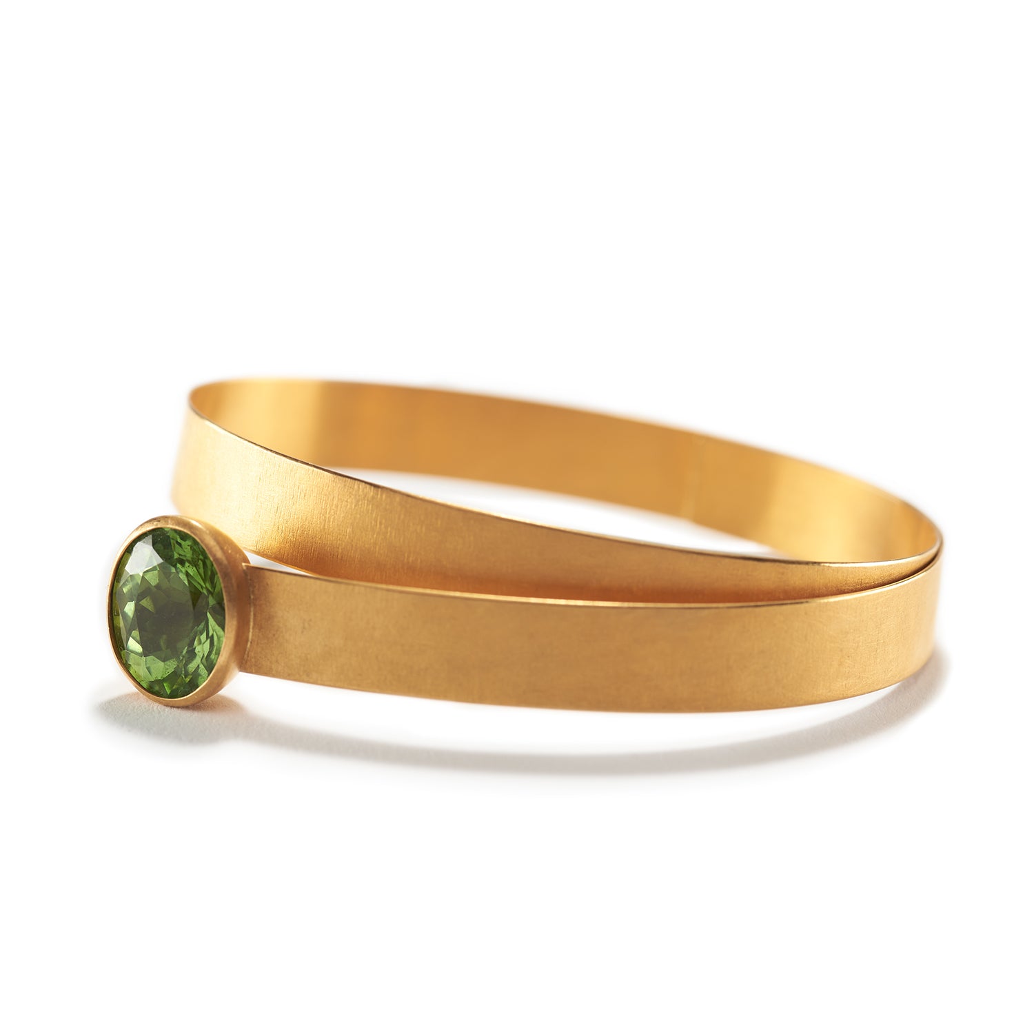 Peridot Wrap Bracelet