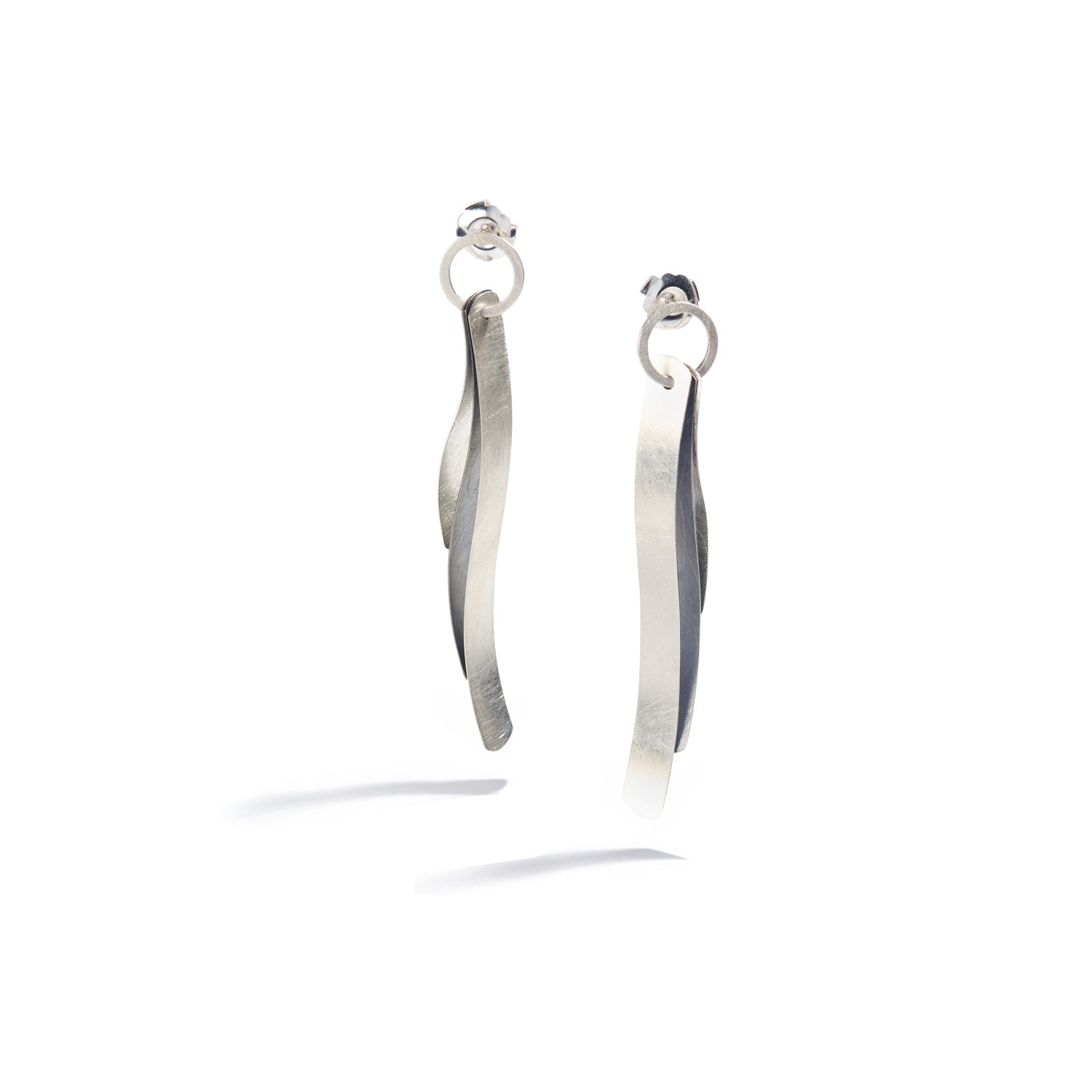 Posidonia Silver Earrings