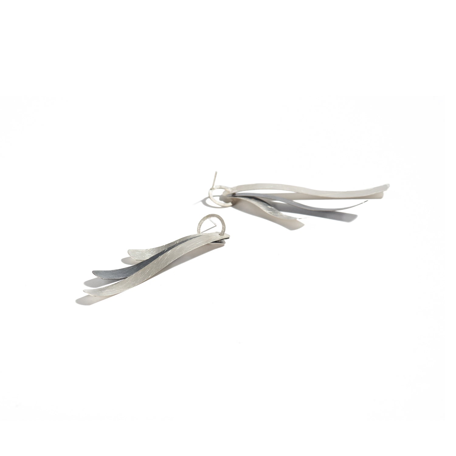 Posidonia Silver Earrings