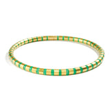 Cleopatra Gold Collier~8mm Chrysoprase