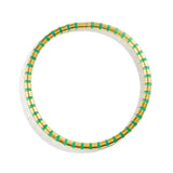 Cleopatra Gold Collier~8mm Chrysoprase