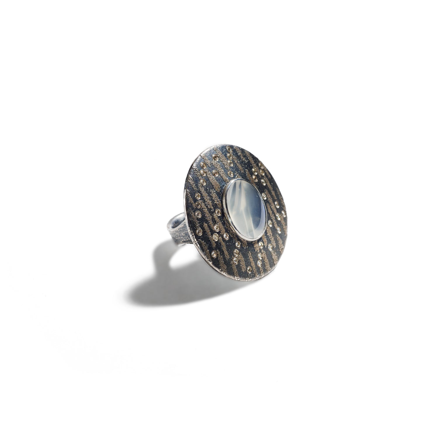 Munsteiner Cut Moonstone Ring