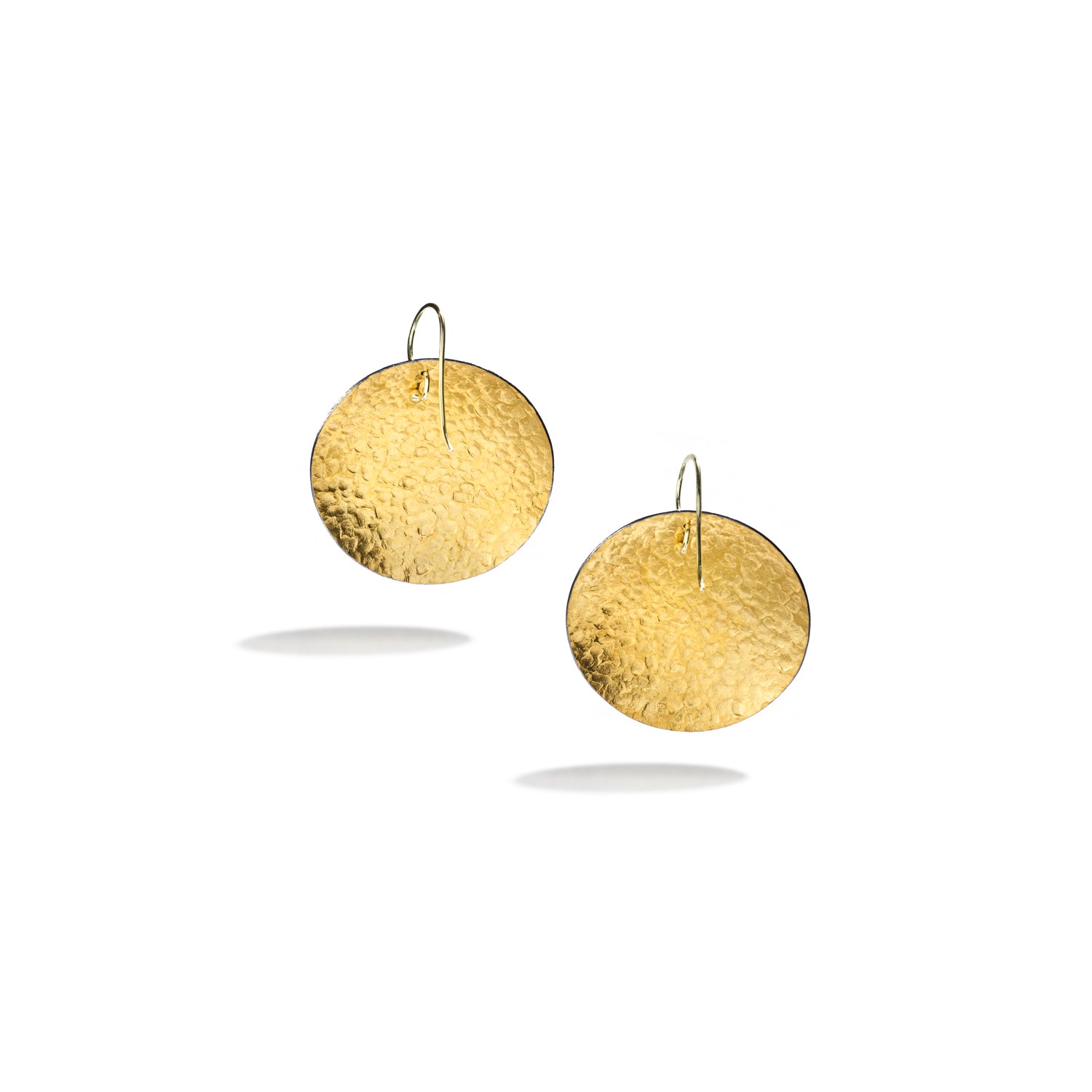 Hammered Dome Earrings