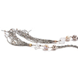 Antique Crystal Lariat Necklace