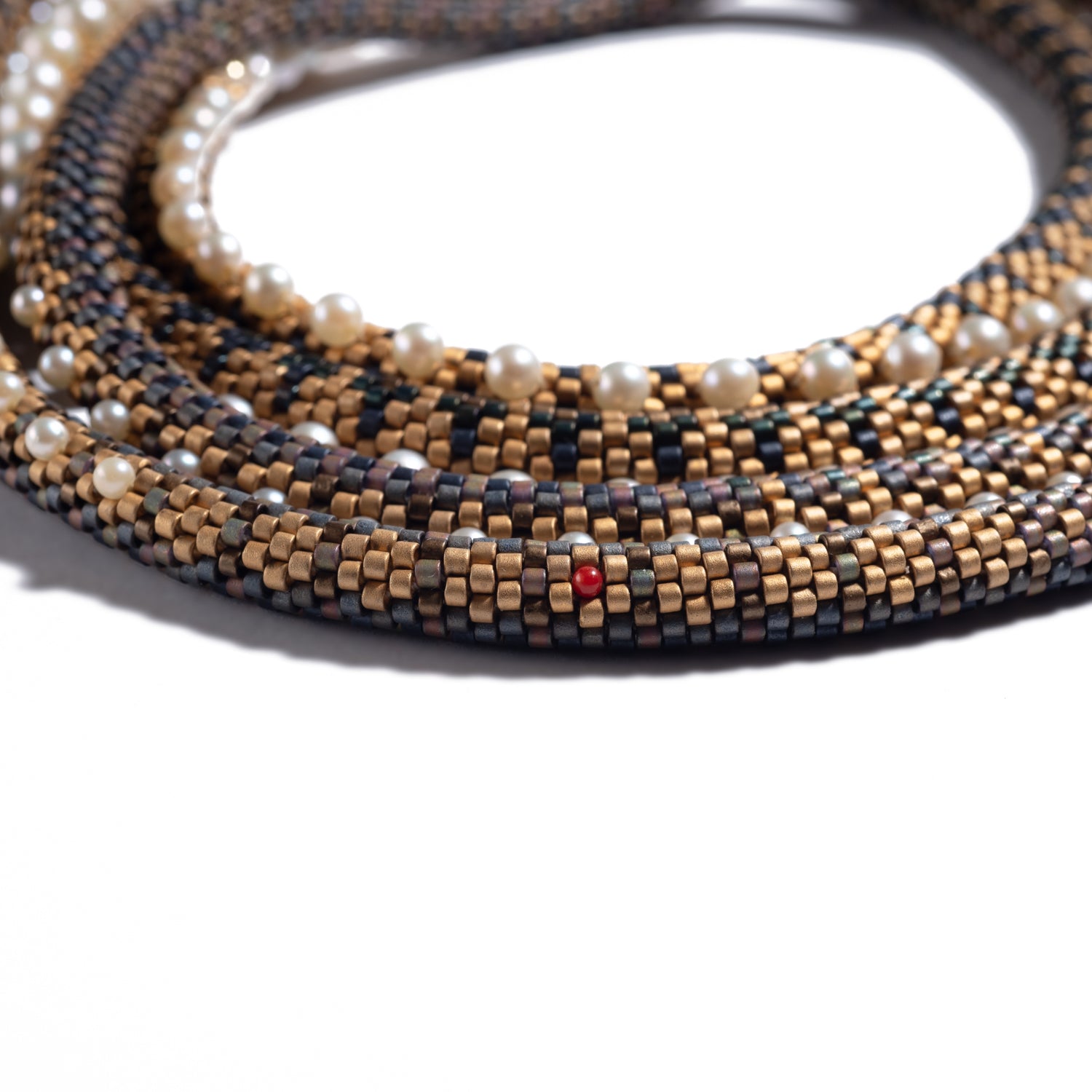 Mughal Pattern Pearl Necklace