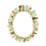 Gold and Green Tourmaline Necklace