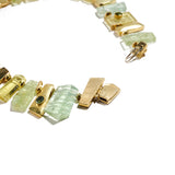 Gold and Green Tourmaline Necklace