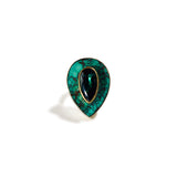 Tourmaline and Turquoise Ring