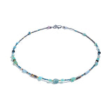 Paraiba Tourmaline and Diamond Necklace