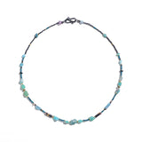 Paraiba Tourmaline and Diamond Necklace