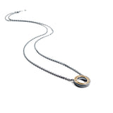 Fused Gold "O" Necklace