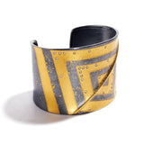 Geometric Gold Cuff