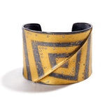 Geometric Gold Cuff