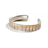 Diamond and Gold Stripe Cuff