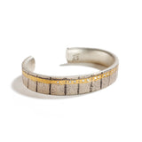 Diamond and Gold Stripe Cuff