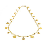 Alternating Diamond and Gold Necklace