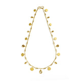 Alternating Diamond and Gold Necklace