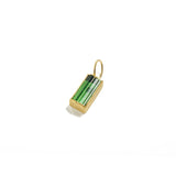 Rough Green Tourmaline Pendant