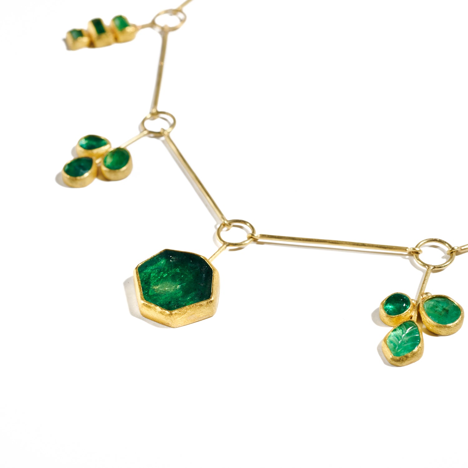 Mixed Emerald Necklace