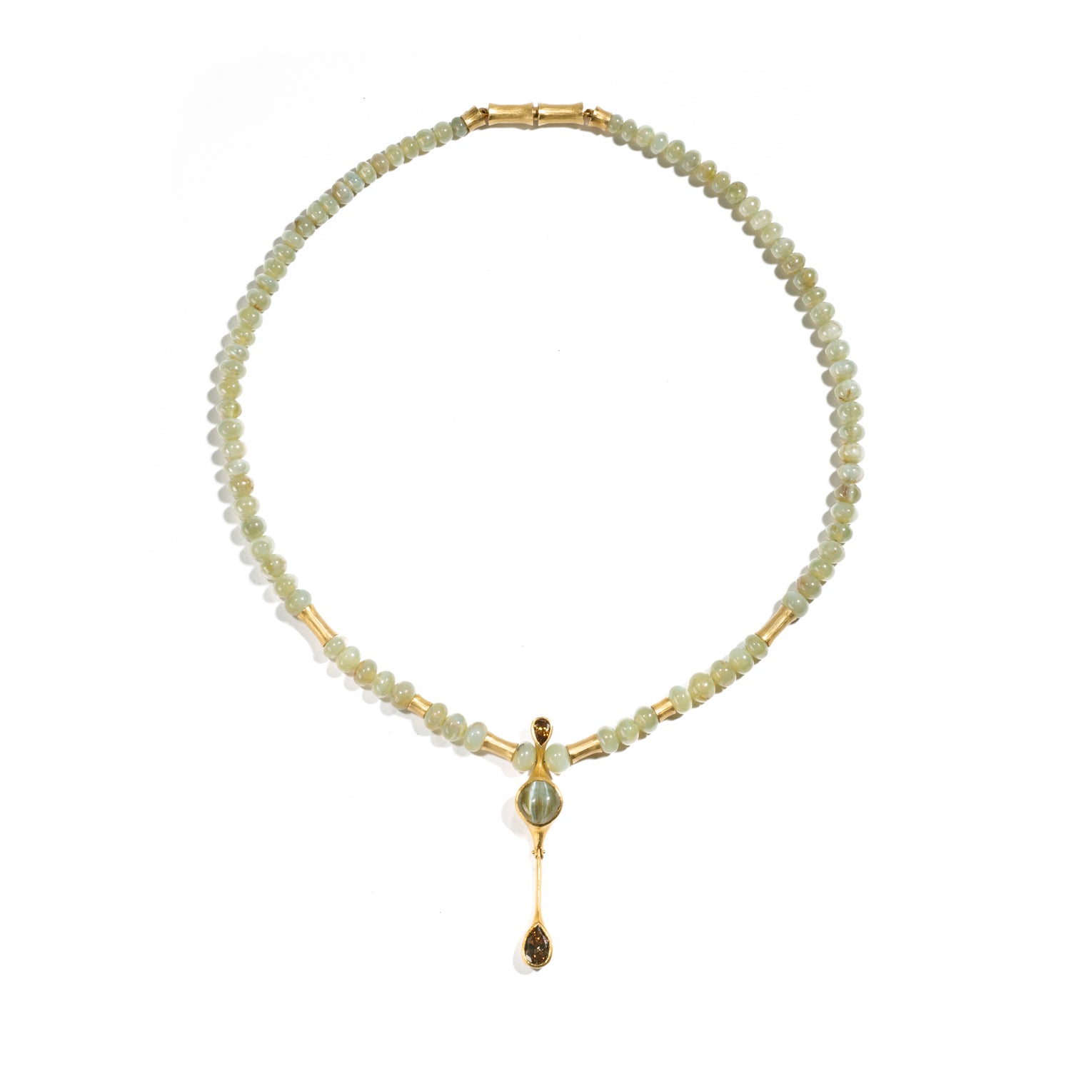 Cat's Eye Chrysoberyl Necklace