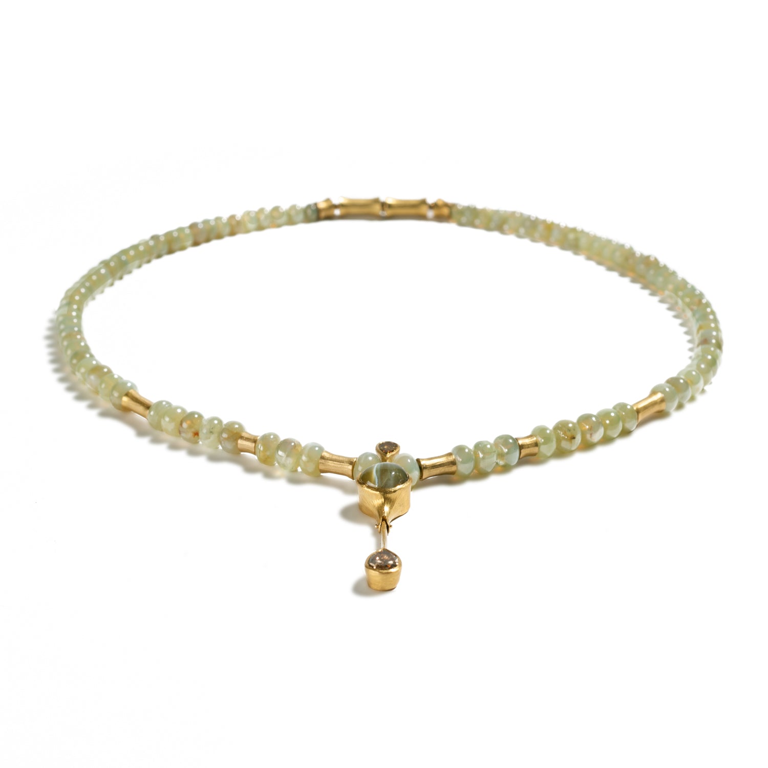 Cat's Eye Chrysoberyl Necklace