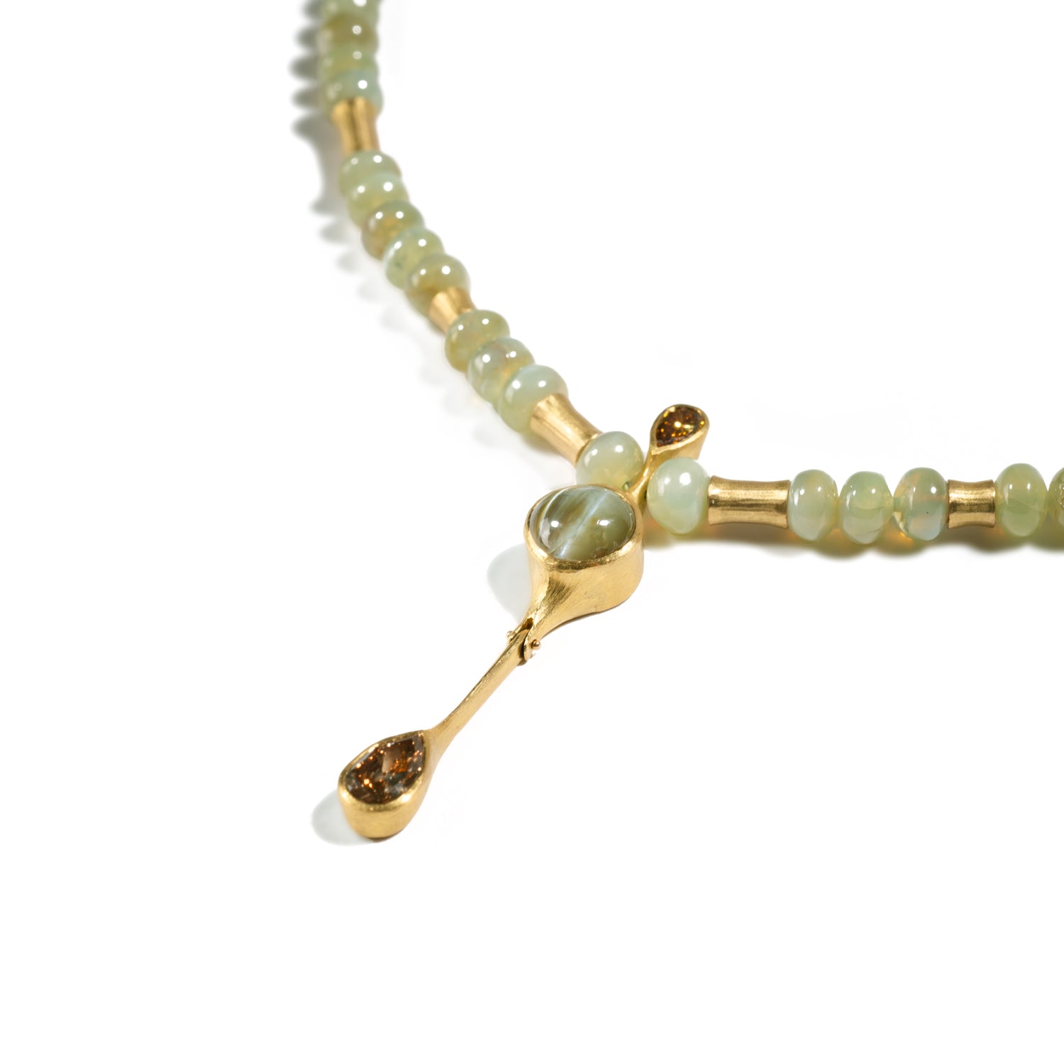 Cat's Eye Chrysoberyl Necklace