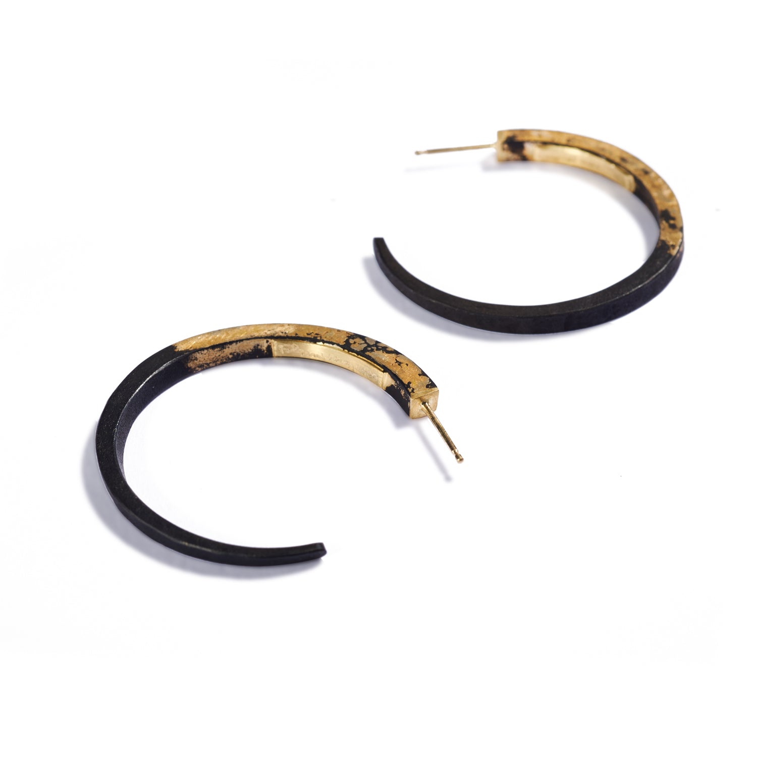 Large Gold Dust Hoops