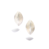 Medium Perforated Boat Earrings