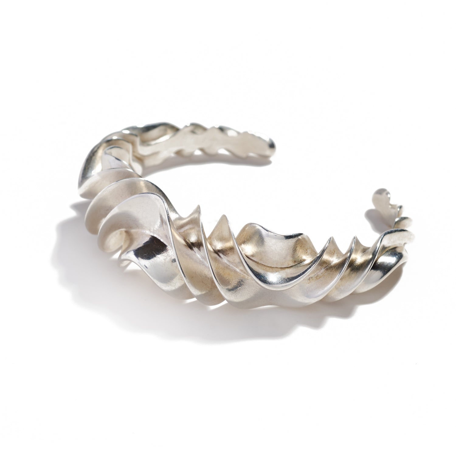 Sterling Silver Spiral Bracelet