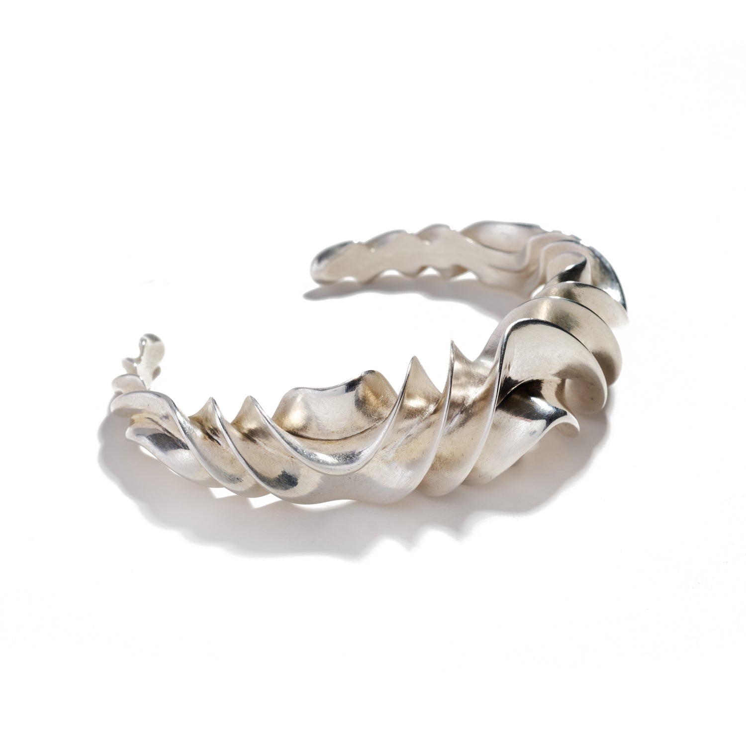 Sterling Silver Spiral Bracelet