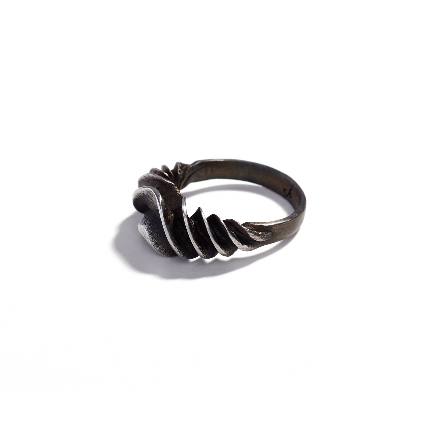 Fire Scald Spiral Ring