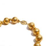 Large Gold Ball Necklace