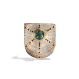 Columbian Trapiche Emerald Pin/Pendant