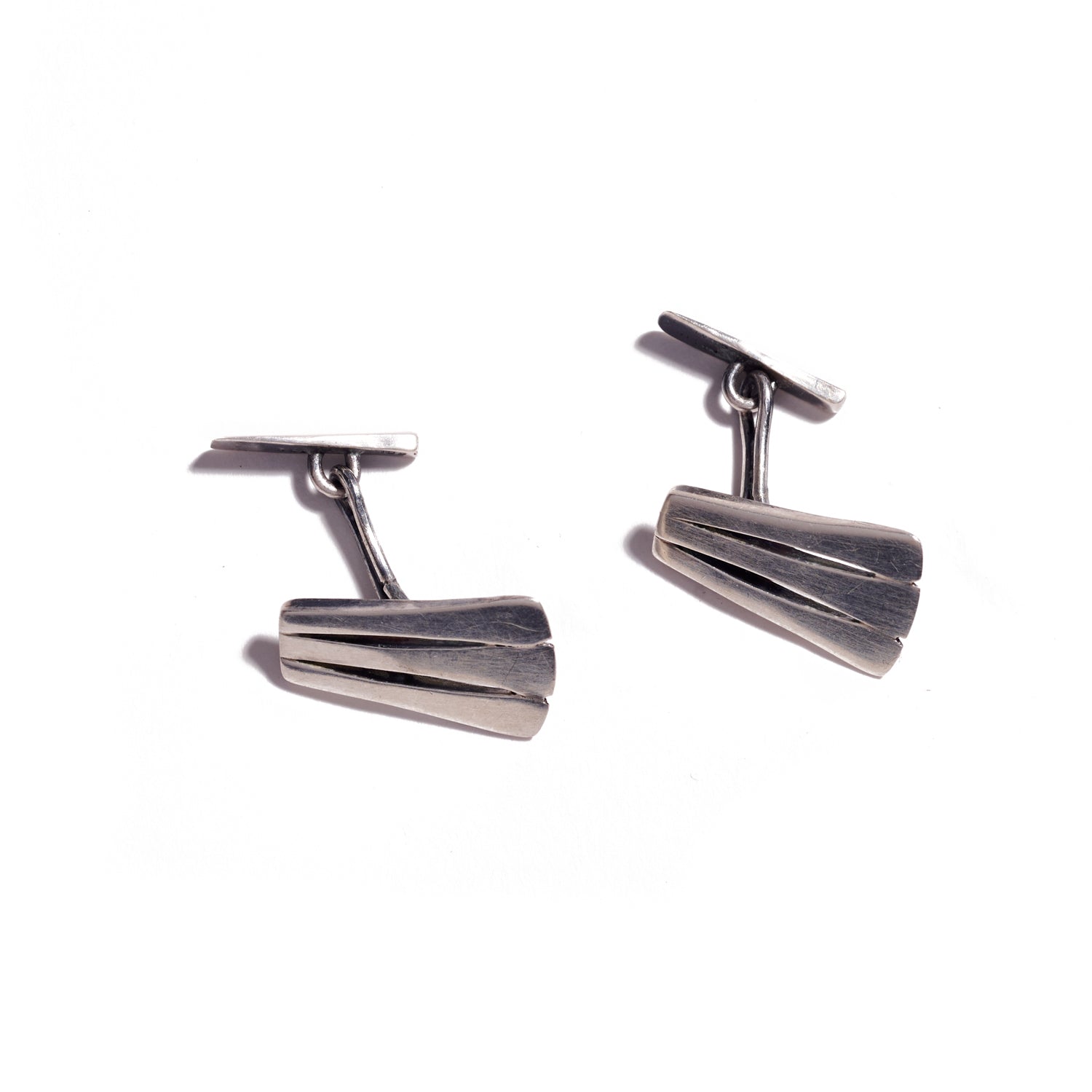 Sterling Silver Paddle Cufflinks I