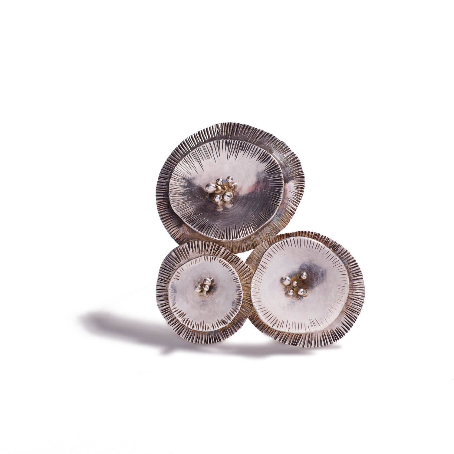 Flower Trio Brooch