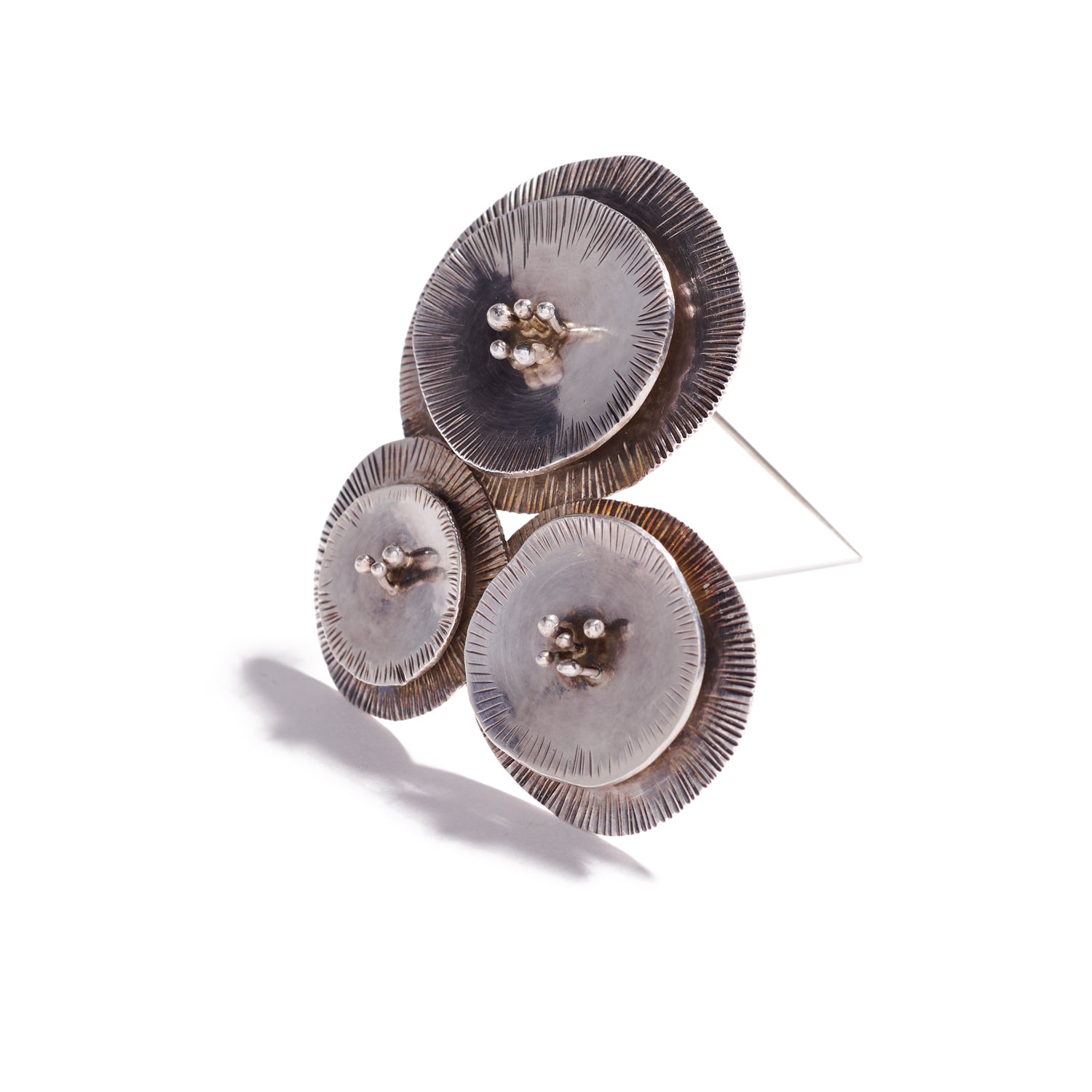 Flower Trio Brooch