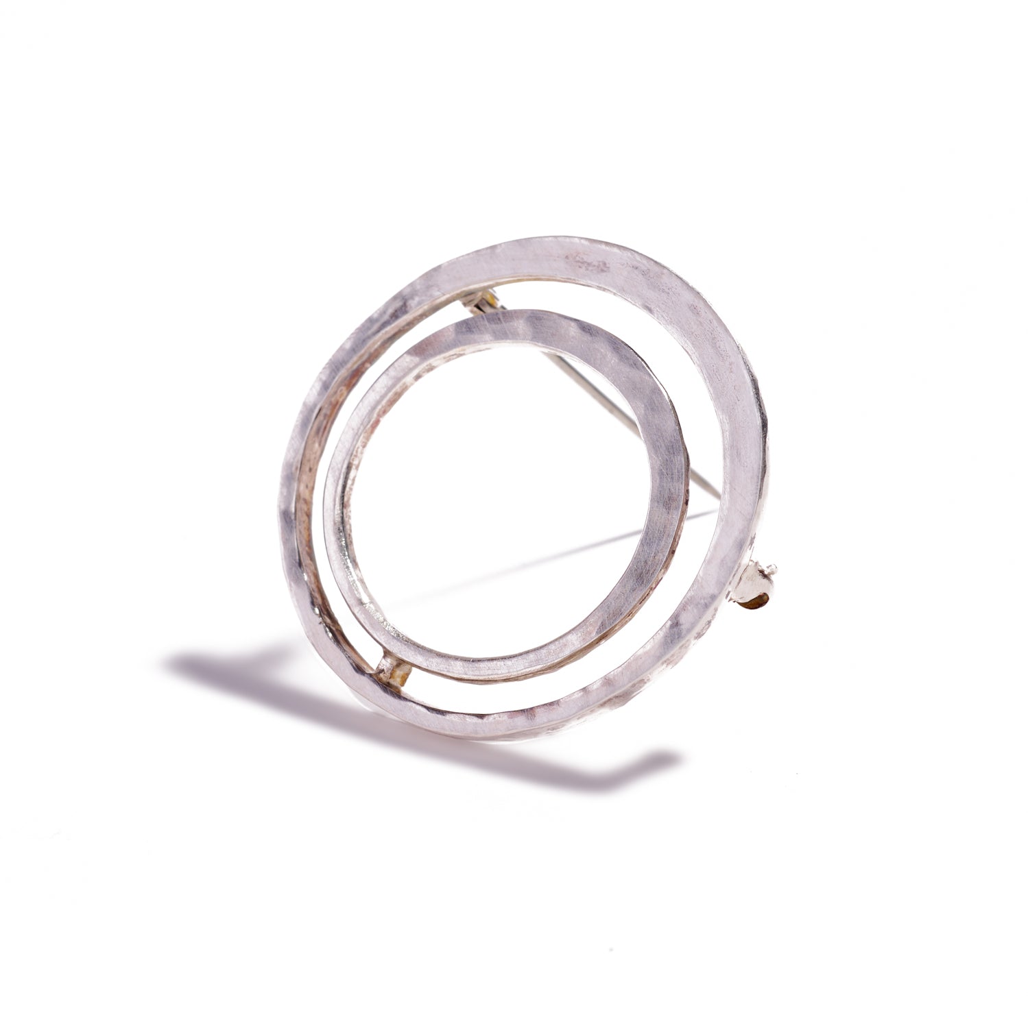 Double Circle Brooch