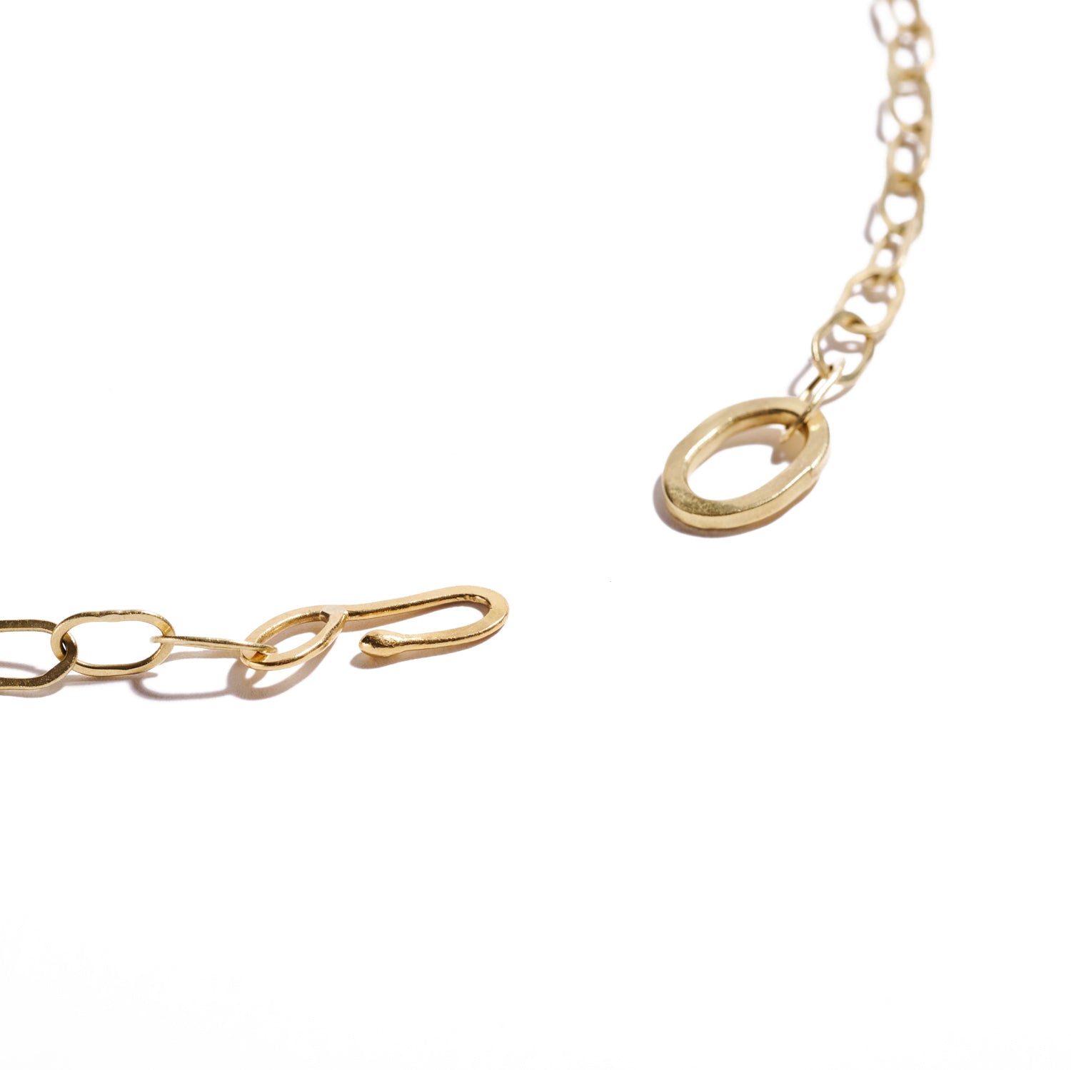 Gold Oval Link Necklace