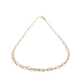 Narrow Oval Link Necklace