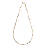 Narrow Oval Link Necklace